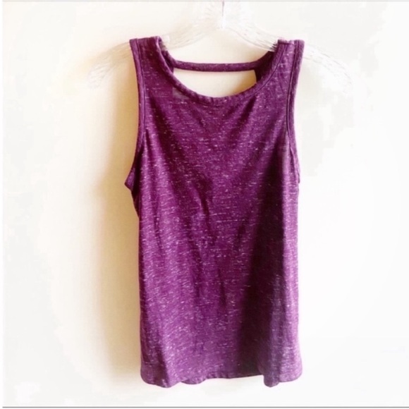 Victoria's Secret Tops - Victoria's Secret Sport tank top purple burnout stretchy bands